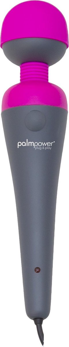 Palm Power Plug & Play Vibrator - Grijs