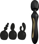 Kama Sutra Rhythm Bhangra Wand Massager - Zwart