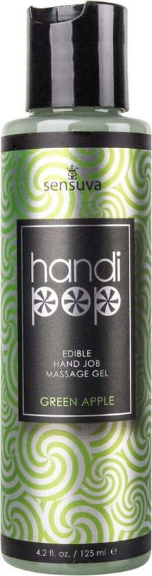 Sensuva Handipop Hand Job Massage Gel Groene Appel 125 Ml