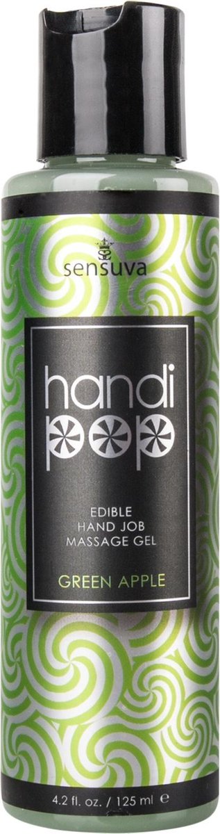 Goedkoopste Sensuva - Handipop Handjob Massage Gel Groene Appel 125 ml