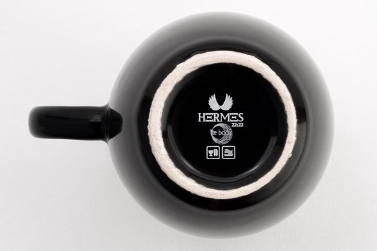 Lite-Body Hermes Koffie beker - 20cl - set van 6 suks - Mystique Zwart - Lite-Body