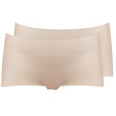 MAGIC Bodyfashion Dream Invisibles Boyshort 2pack - Latte - Maat L