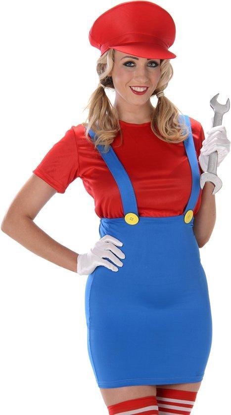 Super Mario Kostuum | Loodgieter Computerspel | Vrouw | | Carnaval... | bol.com