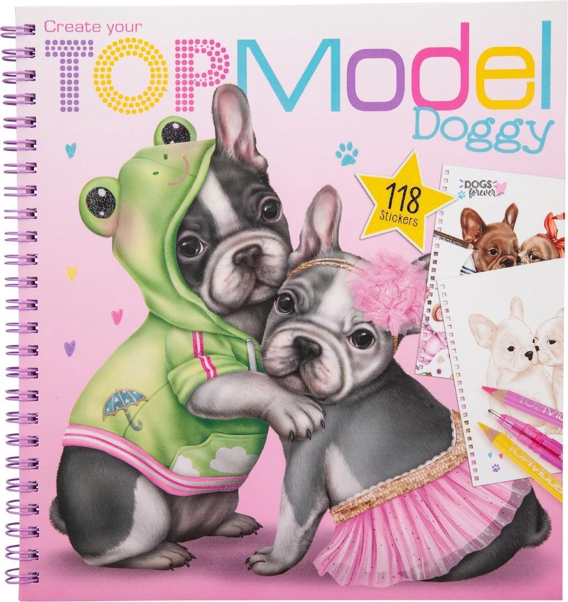 Top Model - Doggy Colouring Book (0411025) /Arts and Crafts /Multi