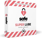 Safe Condooms - SuperLube - Extra Glijmiddel - 36 stuks