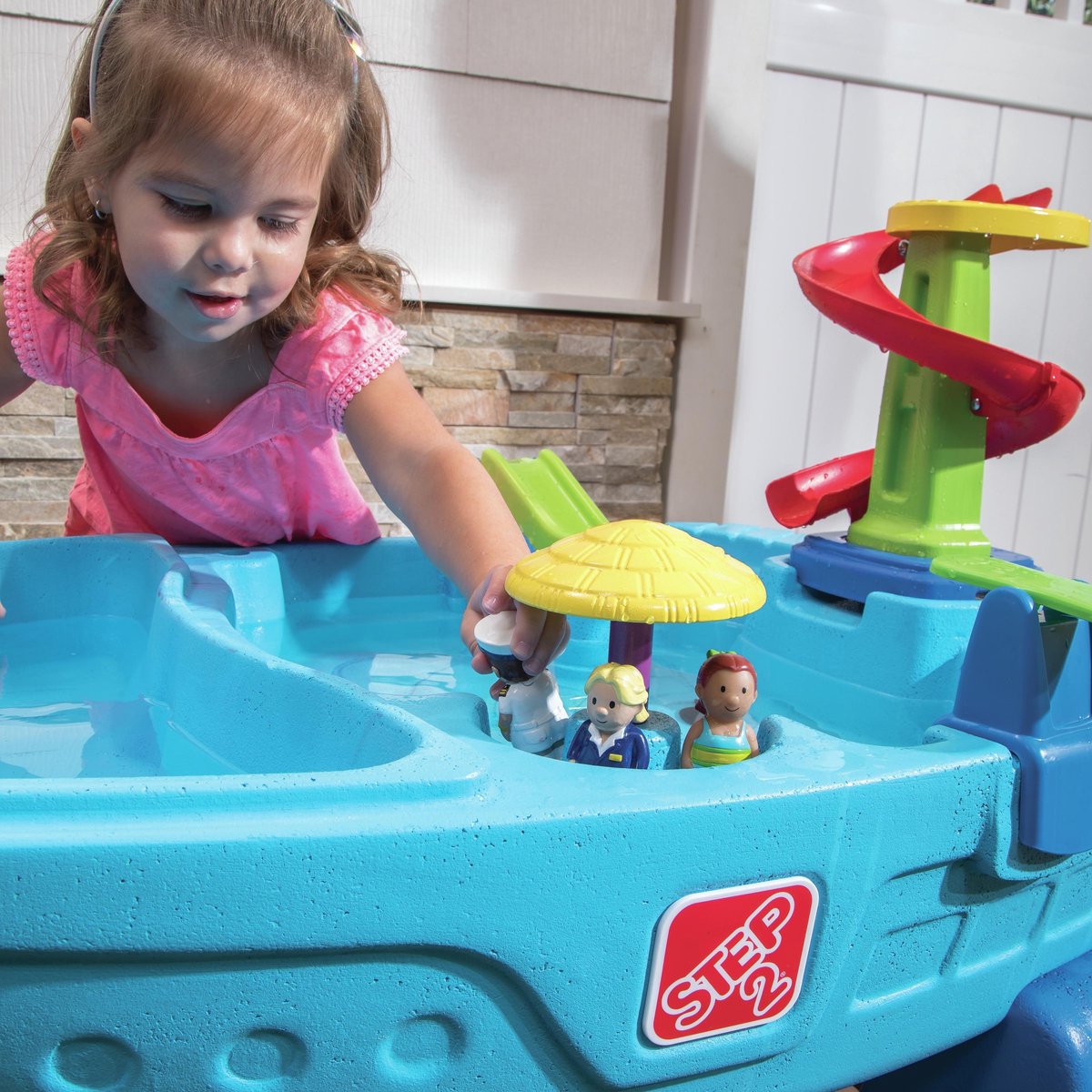 Step2 Fiesta Cruise Boot Watertafel - Met Deksel en 10 accessoires - Waterspeelgoed voor kind - Activiteitentafel met water voor de tuin / buiten — afbeelding 13