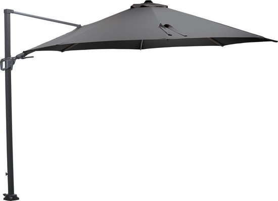 draai Dapperheid zelf Garden Impressions Hawaii zweefparasol - 350 cm - carbon black/ donker  grijs | bol.com