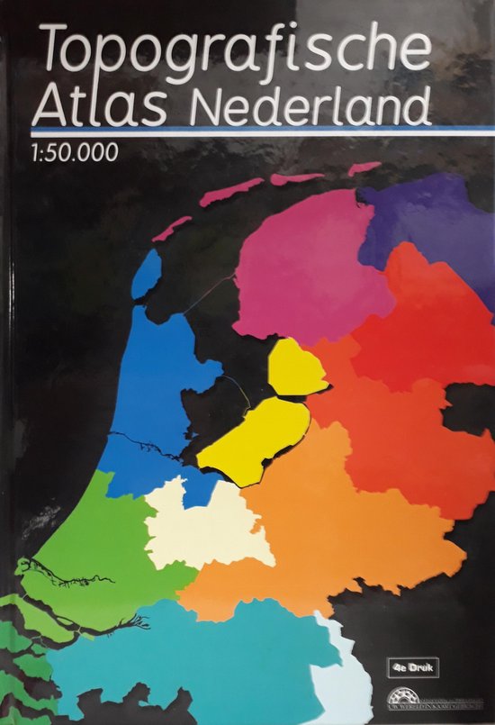 Cover van het boek 'Topografische Atlas Van Nederland'