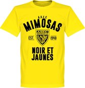 T-Shirt ASEC Mimosas Established - Jaune - M