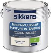 Sikkens Binnenmuurverf Mat - RIJKS kleuren - RIJKS wit grijs - 2,5 Liter