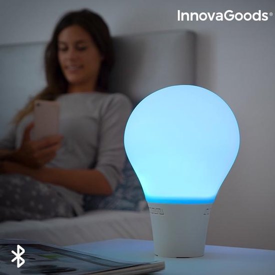Siliconen LED Touch Lamp met Luidspreker Silitone InnovaGoods