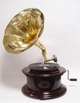 Oude grammofoon - retro platenspeler - Antieke grammofoon