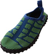 Playshoes waterschoentjes knitted blauw groen