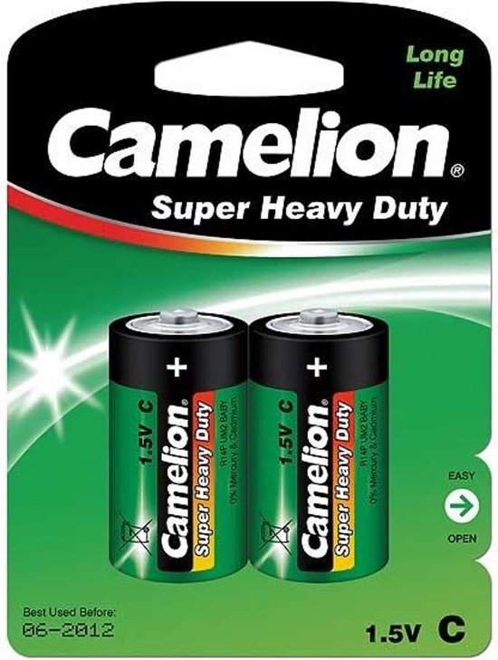 Camelion batterij 1.5v C R14P Baby UM2 (hangverpakking) | bol.com