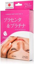 Mitomo Platinum & Placenta Essence Sheet Mask - Gezichtsmasker - Skincare Rituals - Gezichtsverzorging Masker - 6 Stuks