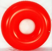 Grote opblaasbare ring / band voor het zwembad - Rood - 150 cm in diameter - hoge kwaliteit