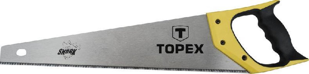 Topex Shark Serie - Handzaag - 500 mm - 11 TPI - Ergonomische Handgreep