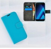 Samsung Galaxy A5 (2017) smartphone hoesje wallet book style case turquoise