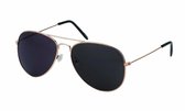 Kost Zonnebril Unisex Aviator Goud/groen (20-167)