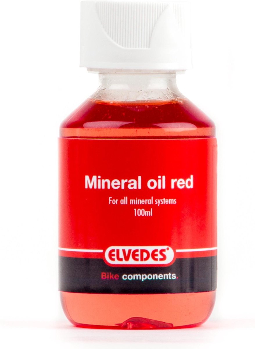 Elvedes mineraal olie - remvloeistof 100ml rood