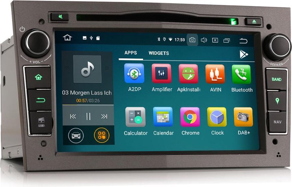 Opel Autoradio Navigatie Android 9.0 Bluetooth & Wifi Astra Corsa C D