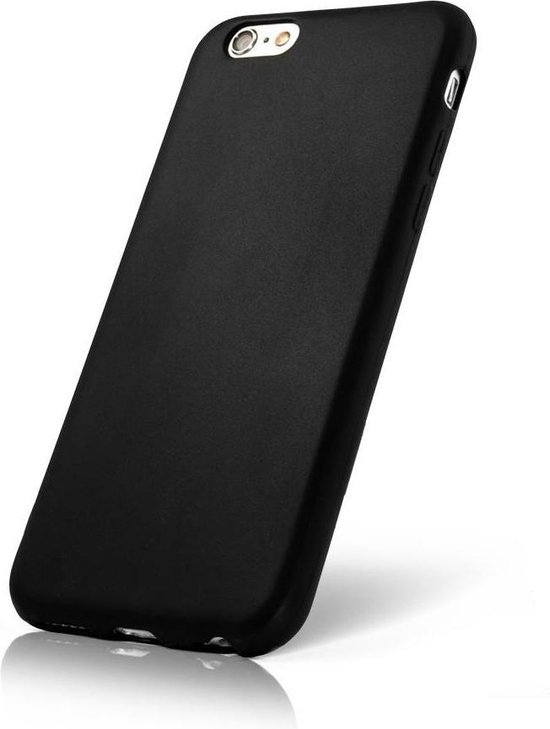 HB Hoesje voor Apple iPhone 6 Plus & 6s Plus - Siliconen Back Cover - Zwart  | bol.com