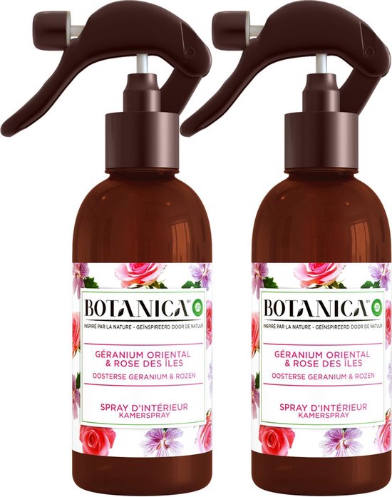 Botanica by Air Wick Room Spray Oosterse Geranium & Rozen (2 X)