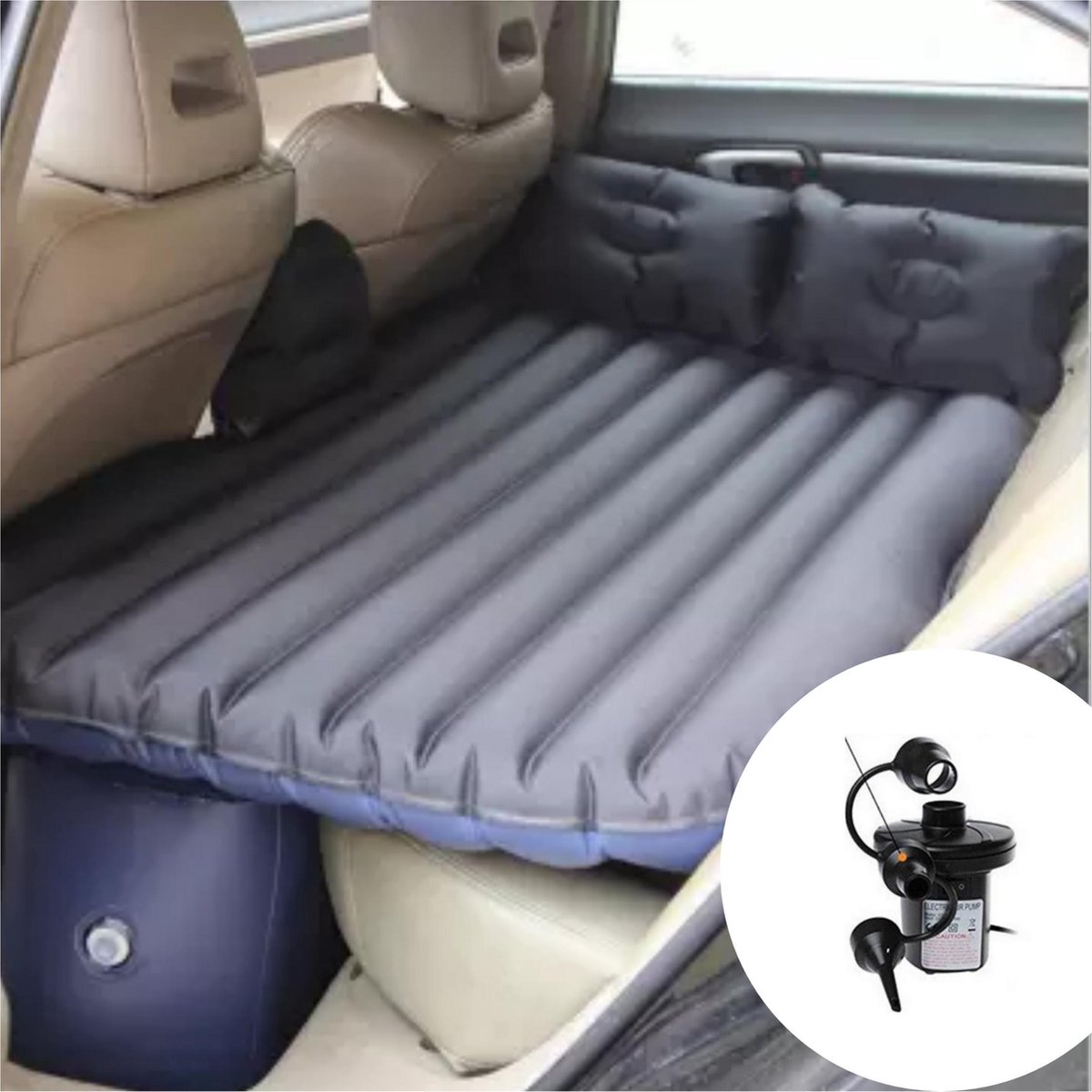 Auto luchtbed - Inclusief elektrische pomp - Auto matras - Comfortabel  slapen onderweg... | bol.com