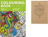 2 Kleurboeken Formaat A4 en A5, met 12 potloden Kleuren voor Volwassenen