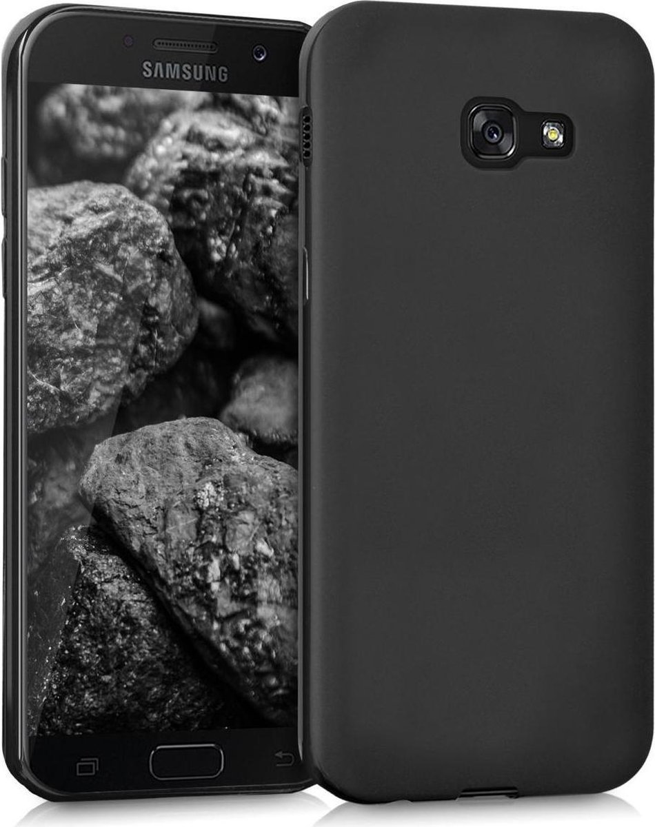 HB Hoesje Geschikt voor Samsung Galaxy A5 2016 - Siliconen Back Cover - Zwart