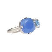 CAMPS & CAMPS - ring - saffierblauw