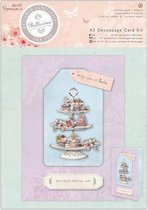 Docrafts: Bellisima A5 Decoupage Card Kit - Cupcakes (PMA 169093)