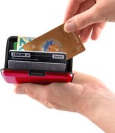 RFID Anti-Skim Aluminium Creditcardhouder - Kaarthouder - Card Protector - Pasjeshouder - Rood
