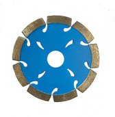 Diamantzaag diamantschijf doorslijpschijf zaagblad droogzaagblad gesegmenteerd voor BETON en GEWAPEND BETON diameter 125mm, asgat 22.2mm