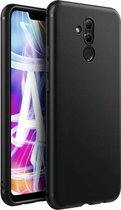HB Hoesje Geschikt voor Huawei Mate 20 Lite - Siliconen Back Cover - Zwart
