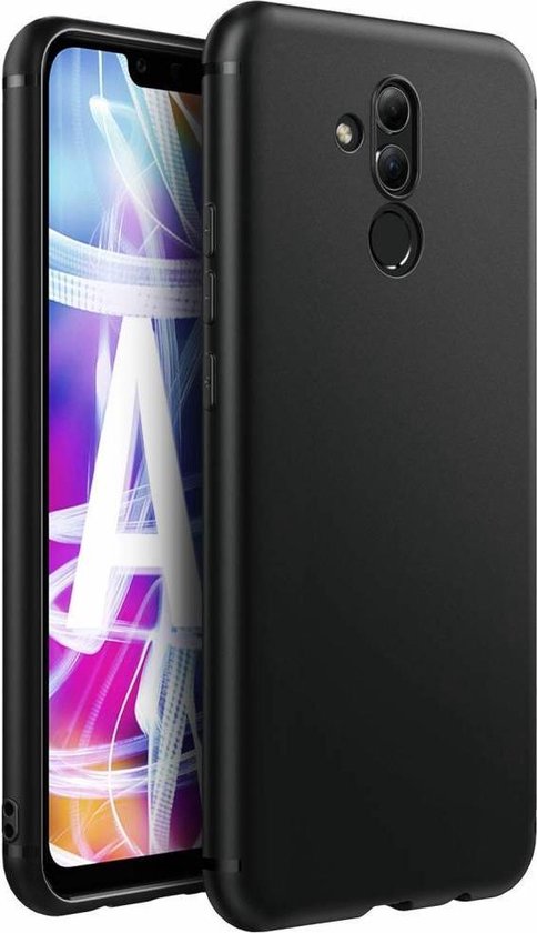 Bij elkaar passen functie Wiskundig Huawei Mate 20 Lite Hoesje - Siliconen Back Cover - Zwart | bol.com
