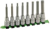 Reca Inbusdopsleutelset Torx lang 1/2" - Lang - 8-delig - Torx 25-60