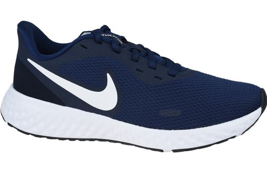 Sportschoenen - Maat 43 - Mannen - donkerblauw/wit