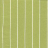 Acrisol Trastevere Pistacho 938 groen, wit gestreept stof per meter buitenstoffen, tuinkussens, palletkussens