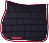 Zadeldoek - blauw/rood-wit