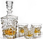 IMPAQT Whisky Karaf - met 6 Glazen - in Geschenkdoos