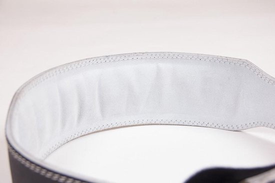 Gorilla Wear Ceinture Licol En Cuir Rembourré 4 Pouces - Zwart - 2XL / 3XL