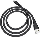 HOCO X40 Noah - Lightning naar USB 2.4A Snellader Kabel - Voor iPhone en iPad - 1 meter - Zwart