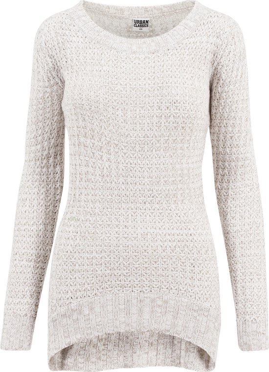 Dames trui Ladies Long Wideneck Sweater wit | bol.com