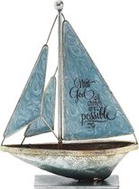 Sailboat With God all things are possible