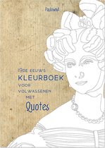 Kleurboek voor volwassenen met quotes | leuk alternatief voor het mandala kleurboek | Victorian style Adult colouring book | 19de eeuws kleurboek voor volwassen | A4