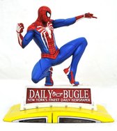 Marvel Spider-Man op Taxi Diorama 23cm Figuur