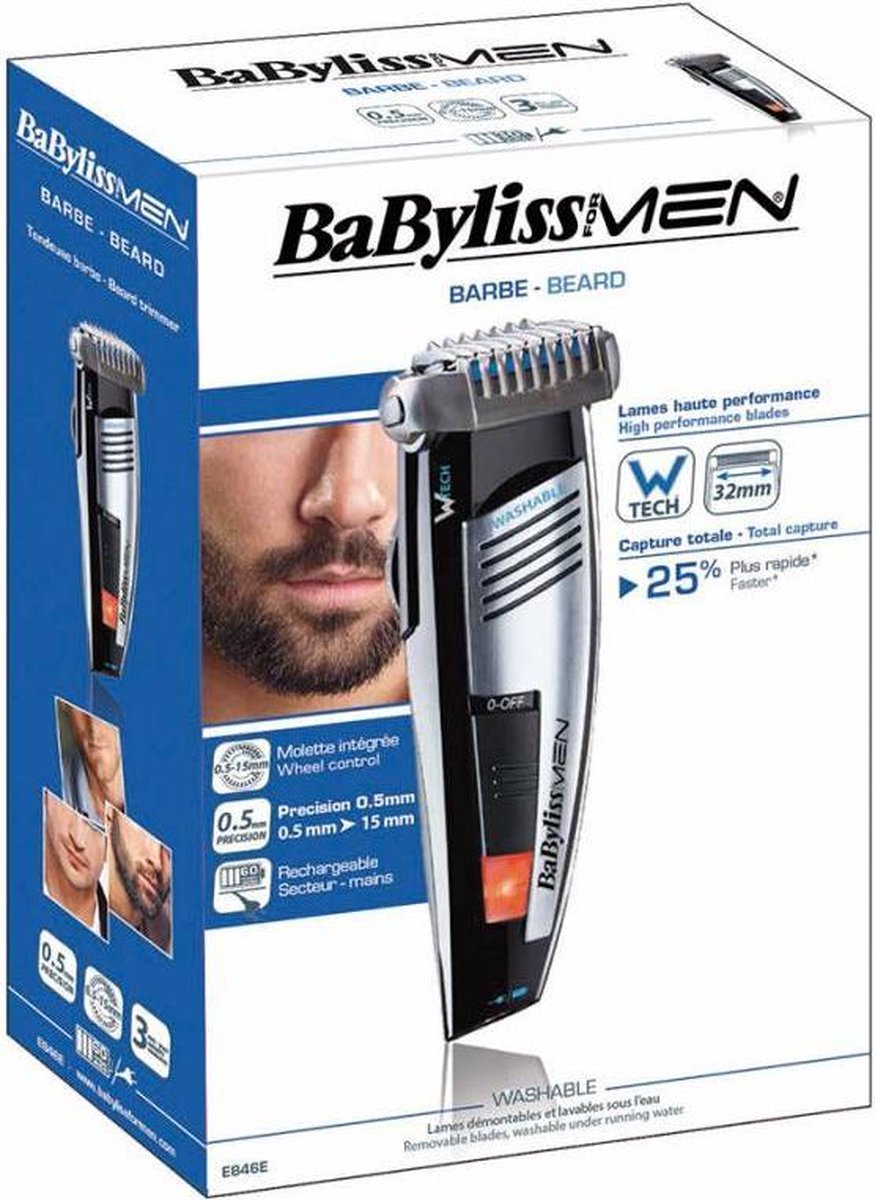 BaByliss For Men E846E - Tondeuse à barbe | bol.com