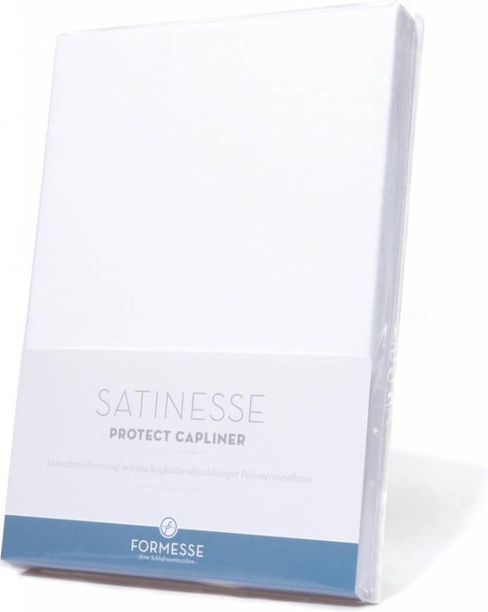 Drap-housse en flanelle Satinesse Protect - Weiss-1000 90x200