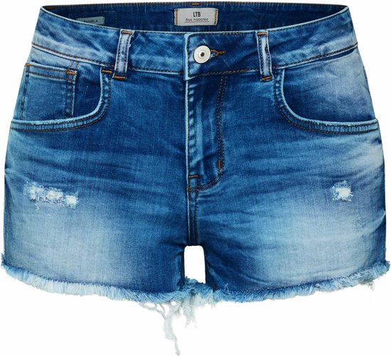 LTB Jeans Pamela Dames Shorts - Donkerblauw - S | bol.com